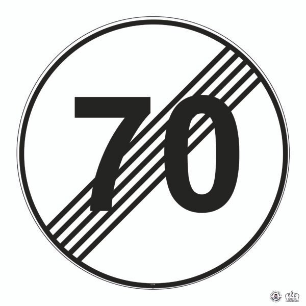 C,17b Fin de limitation de vitesse