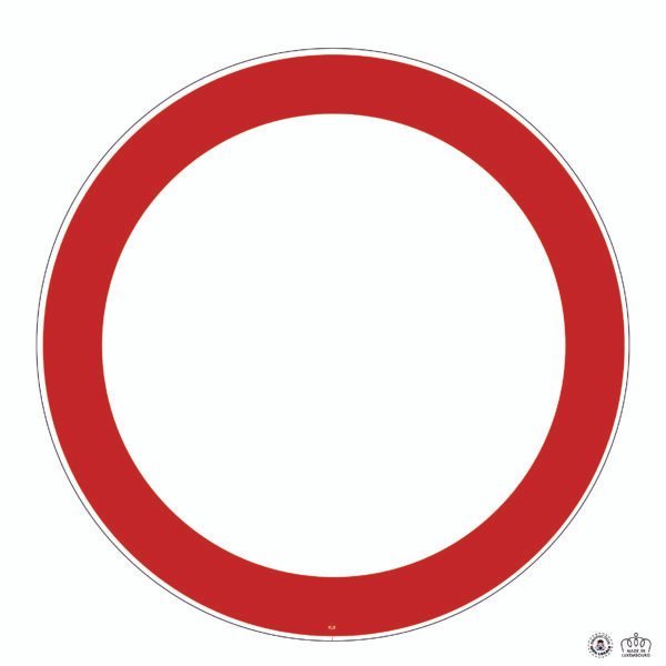 C,2 Circulation interdite à tout véhicule dans les 2 sens
