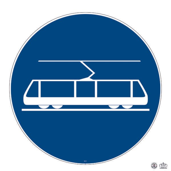 D,11 Voie réservée aux tramways