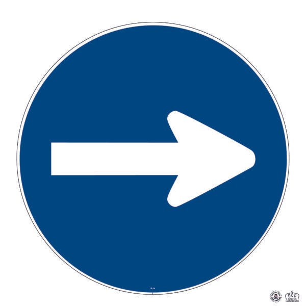 D,1a Obligation de tourner à droite