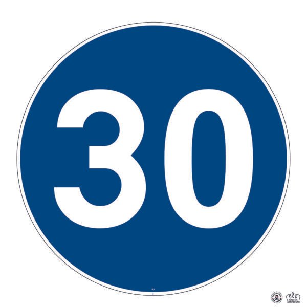D,7 Vitesse minimale obligatoire