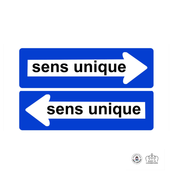 E,13b Voie à sens unique