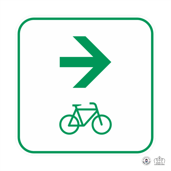 E,7d Direction à suivre pour continuer sur l'itinéraire cyclabe empruté – Image 4