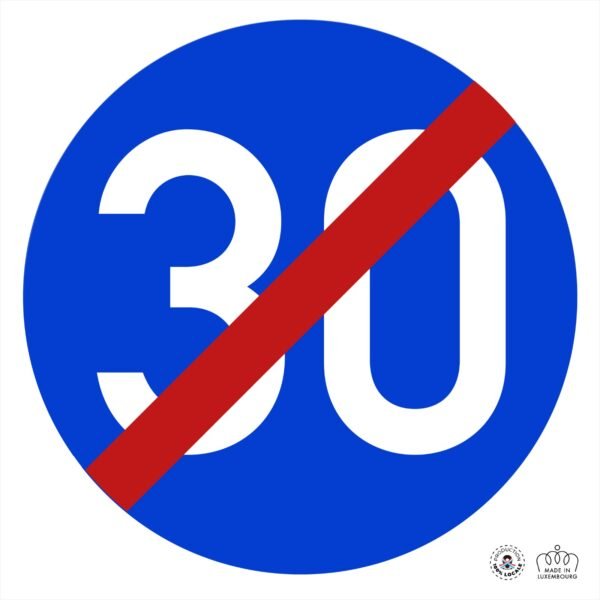 D,8 Fin de la vitesse minimale obligatoire