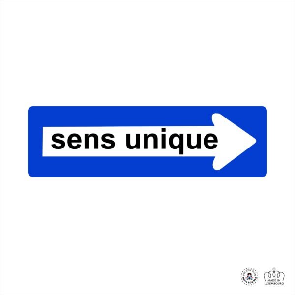 E,13b Voie à sens unique – Image 2