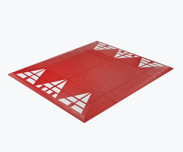 Module - ralentisseur modulaire rouge avec triangle blanc – Image 6