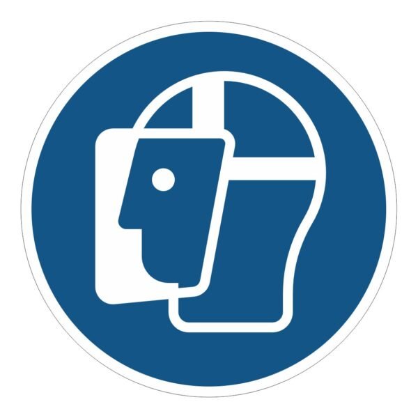 M013 - Visière de protection obligatoire