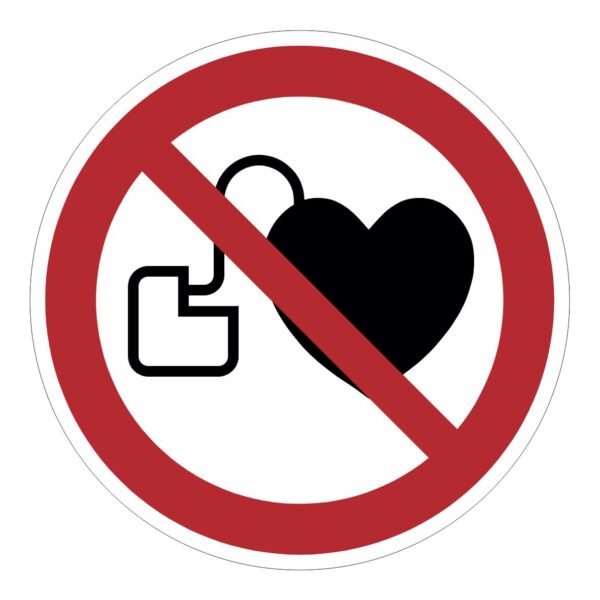 P007 - Interdit aux personnes porteuses d’un stimulateur cardiaque
