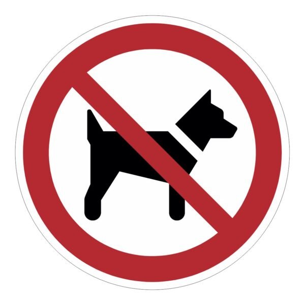 P021 - Interdit aux chiens