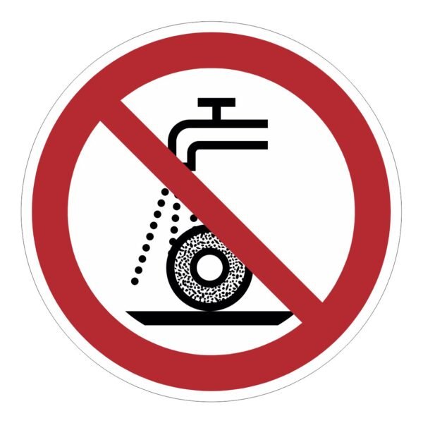 P033 - Ne pas utiliser pour la rectiﬁcation humide