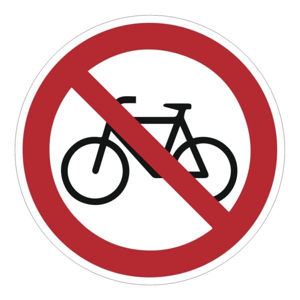 P038 - Interdiction aux cyclistes