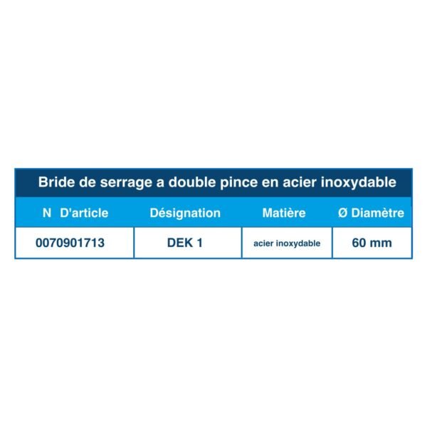 Bride de serrage double – Image 3