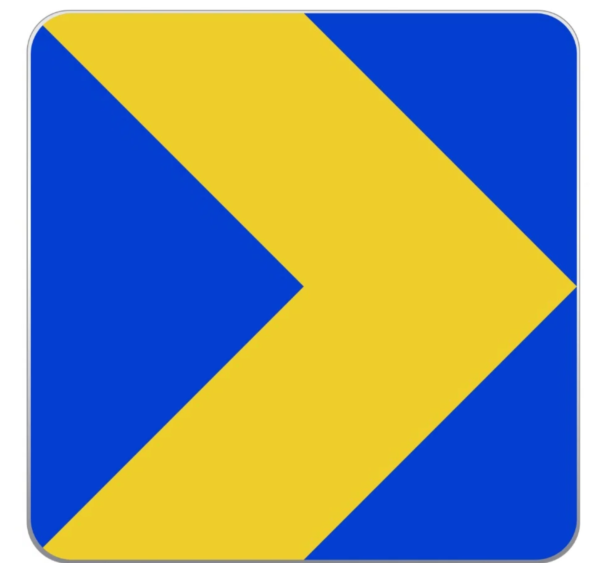 CH1 – Panneau de Signalisation Mobile - Droit