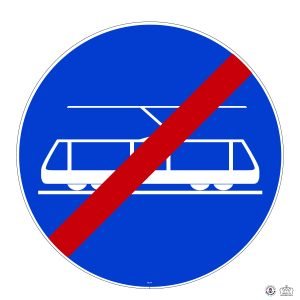 D,11a ﬁn d’une voie de circulation réservée aux tramways_Plan de travail 1