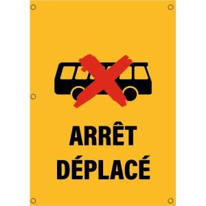 bache arrete de bus